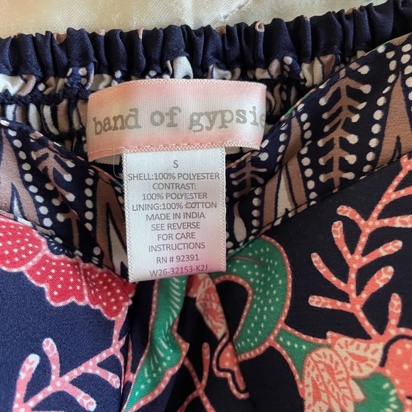 Band of Gypsies Floral Coral Pattern Bustier Dress - Picture 11 of 13